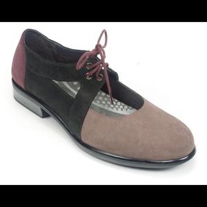Naot Alisio Shiitake/Black Velvet/Violet Nubuck 41